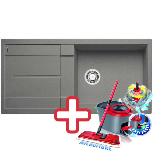 BLANCO Metra XL 6 S drez Silgranit sivá skala 518880 + ZADARMO VILEDA MOP Easy wring