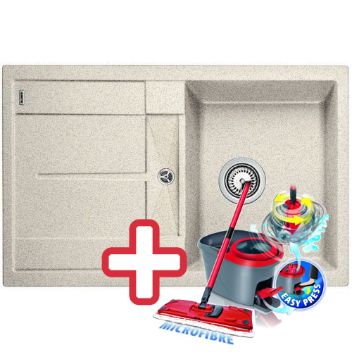BLANCO Metra 45 S Compact drez Silgranit piesok 519568 + ZADARMO VILEDA MOP Easy wring 