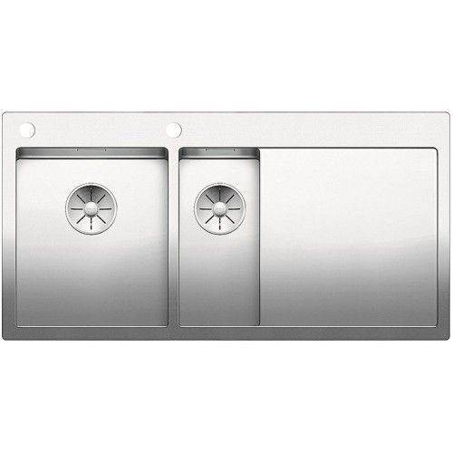 BLANCO CLARON 6 S-IF Infini Nerez hodvábny lesk drez vľavo s tiahlom 521646 BLANCO CLARON 6 S-IF Infini Nerez hodvábny lesk drez vľavo s tiahlom 521646
