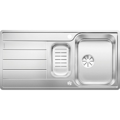 BLANCO Classima 6 S-IF Infini nerez kartáčovaný obojstr. prev. s exc. PushControl s miskou