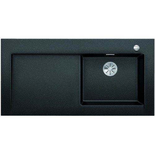 BLANCO MODEX M 60 InFino Silgranit čierna drez vpravo s excentrom + krájacia doska 526112