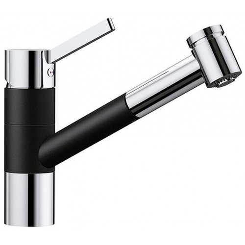 BLANCO TIVO-S HD Silgranit-look dvojfarebná čierna/chróm 526279 BLANCO TIVO-S HD Silgranit-look dvojfarebná čierna/chróm 526279