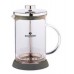 BLAUMANN French Press Kanvička na čaj a kávu 350 ml, šedá BL-1441