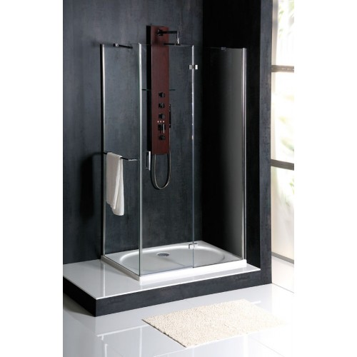 POLYSAN VITRA LINE bočná stena 750mm, pravá, číre sklo