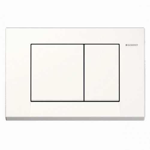 GEBERIT BOLERO - ovládacie tlačidlo, plast, Star White - žiarivo biele 115.777.FR.1
