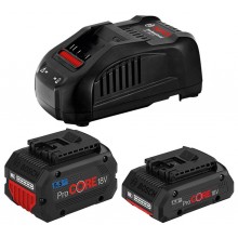 BOSCH Základná súprava 1 x ProCORE18V 4.0Ah + 1 x ProCORE18V 5.5Ah + GAL 1880CV 1600A0214A