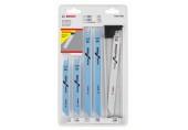 BOSCH 6-dielna sada pílových listov pre chvostovú pílu Wood and Metal 2607010906