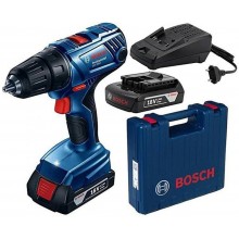 BOSCH GSB 180-LI PROFESSIONAL Aku kombinovaný skrutkovač, 18V, 2x 2,0Ah. 06019F8307