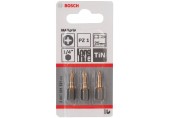 BOSCH Max Grip Skrutkovací bit, PZ 1, 25 mm, 3 ks 2607001591