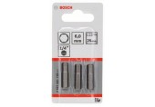 BOSCH Extra-Hart Skrutkovacie bit zvlášť tvrdý, HEX 6, 25 mm 3ks 2607001728