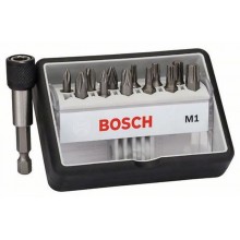 BOSCH Sada skrutkovacích bitov s adaptérom, 13-dielna Robust Line, M Extra-Hard 2607002563