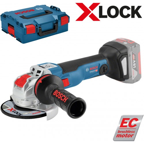 BOSCH GWX 18V-10 C Professional Aku uhlová brúska s X-LOCK, 125 mm, bez aku 06017B0200 BOSCH GWX 18V-10 C Professional Aku uhlová brúska s X-LOCK, 125 mm, bez aku 06017B0200