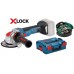 BOSCH GWX 18V-10 SC Professional Aku uhlová brúska s X-LOCK, 125 mm, bez aku 06017B0400