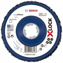 BOSCH X-LOCK N377 Metal Čistiaca kotúč 125x22.23mm, 1ks 2608621833