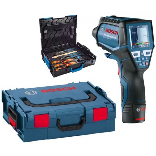 BOSCH GIS 1000 C Professional tepelný detektor + L-Boxx + sada náradia Gedore, 0.615.9