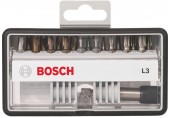 BOSCH 18+1 dielna sada skrutkovacích bitov Robust Line, L Extra-Hart 2607002569