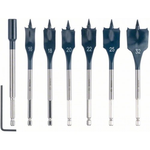BOSCH Self Cut Speed 7dielna súprava plochých frézovacích vrtákov 2608587009 BOSCH Self Cut Speed 7dielna súprava plochých frézovacích vrtákov 2608587009