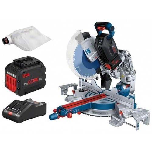 BOSCH GCM 18V-305 GDC Aku pokosová píla BITURBO, 2 × aku ProCORE18V 12.0Ah 0601B43001