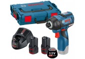 BOSCH GDR 12V-110 Akumulátorový rázový utahovák, 12V, 2 x 3.0 Ah 06019E0005
