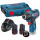 BOSCH GDR 12V-110 Akumulátorový rázový utahovák, 12V, 2 x 3.0 Ah 06019E0005