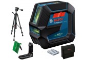 BOSCH GLL 2-15 G Čiarový laser, 4x batéria 1,5 AA + Statív BT 150, 0601063W01