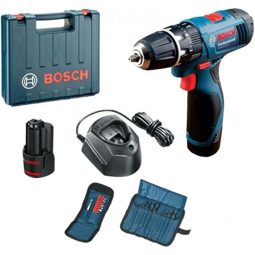 BOSCH GSB 120-Li Aku príklepový skrutkovač + príslušenstvo + kufrík 06019F3007 BOSCH GSB 120-Li Aku príklepový skrutkovač + príslušenstvo + kufrík 06019F3007