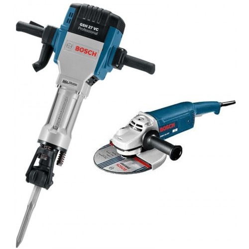 BOSCH GSH 27 VC búracie kladivo + GWS 20-230 brúska uhlová 0615990J87