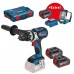 BOSCH GSR 18 VE-EC akum. skrutkovač, L-BOXX, 2 x 5,0 Ah akum.+Svítilna GLI, 0.601.9F1.102