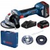 BOSCH GWS 180-LI PROFESSIONAL Akumulátorová uhlová brúska, 18V 4.0Ah, 125mm 06019H9021