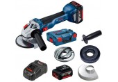 BOSCH GWS 18V-10 Akumulátorová uhlová brúska, 2x 5,0 Ah 06019J4004