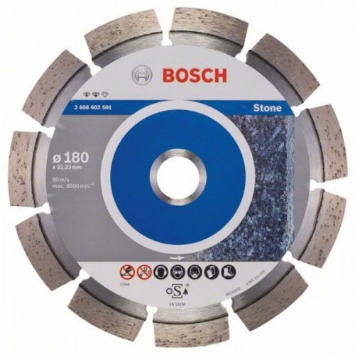 BOSCH Expert for Stone Diamantový deliaci kotúč, 180 x 22,23 x 2,4 x 12 mm 2608602591