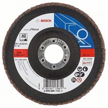 BOSCH Expert for Metal Lamelový brúsny kotúč X551, 125x22,23mm, 80, 2608606718