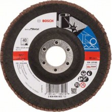 BOSCH Best for Metal Lamelový brúsny kotúč X571, 125x22,23mm, 40, 2608606922