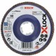 BOSCH X-LOCK Best for Metal Lamelový brúsny kotúč X571, 125x22,23mm, G80 2608619211