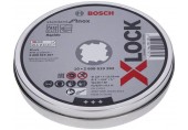 BOSCH X-LOCK Standard for Inox Plochý rezný kotúč, 125 × 1 × 22,23 mm, 10ks 2608619267