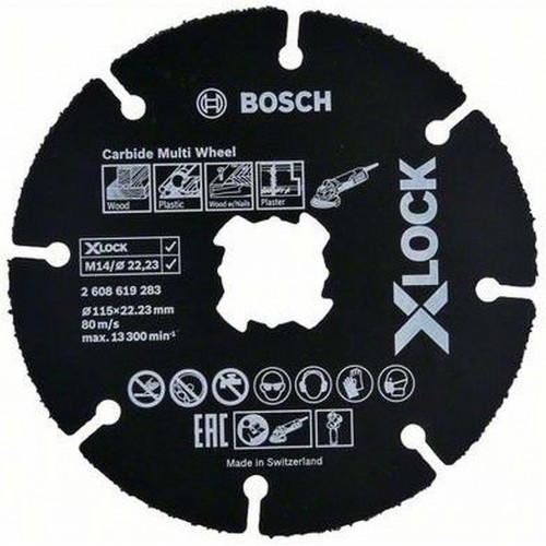 BOSCH Carbide Multi Wheel Viacúčelový rezný kotúč systému X-LOCK, 125mm 2608619284