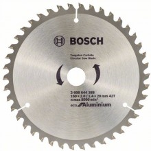 BOSCH Pílový kotúč Eco for Aluminium, 160x1,4 mm, 2608644388