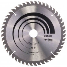 BOSCH Pílový kotúč Optiline Wood, 235x2,8/1,8 mm 2608640727