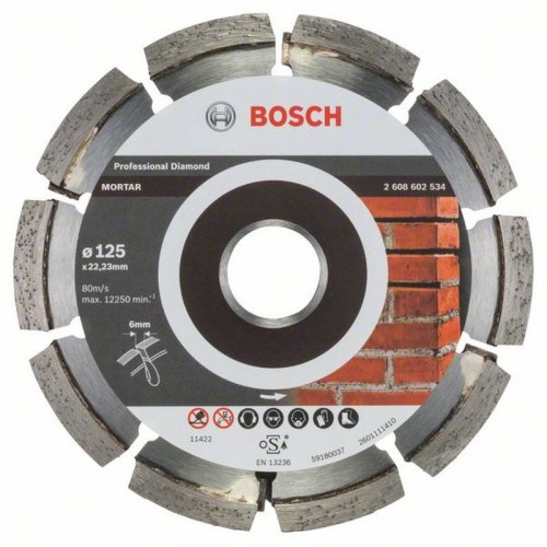 BOSCH Expert for Mortar Diamantový deliaci kotúč, 125mm 2608602534