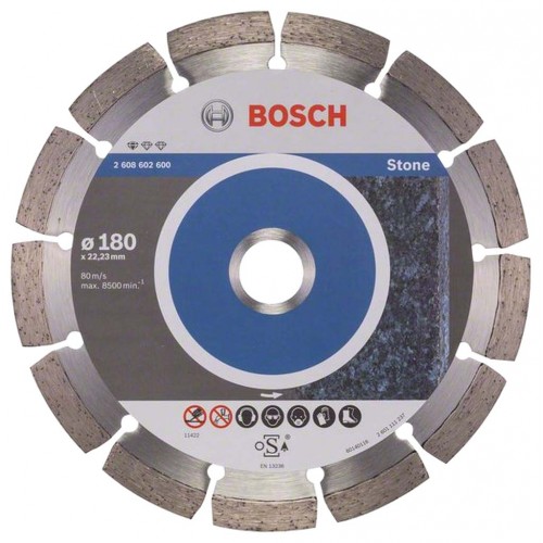 BOSCH Diamantový rezací kotúč Standard for Stone, 180 mm 2608602600