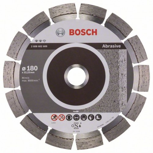 BOSCH Diamantový deliaci kotúč Expert for Abrasive, 180 mm 2.608.602.609