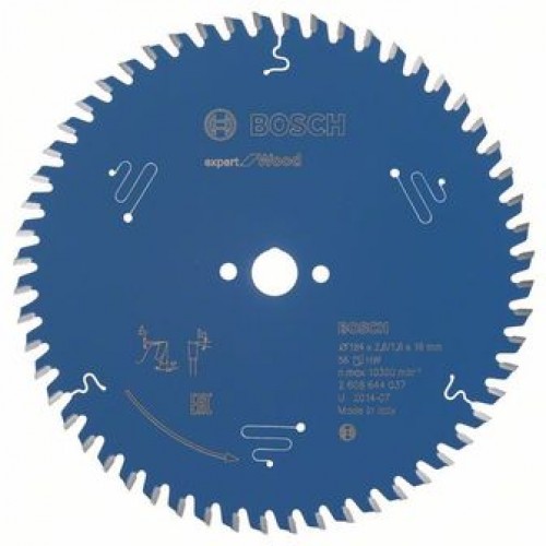 BOSCH Pílový kotúč Expert for Wood, 184x2,6 / 1,6 mm 2608644037