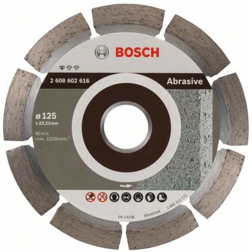 BOSCH Standard for Abrasive Diamantový deliaci kotúč, 125 x 22,23 x 6 x 7 mm 2608602616