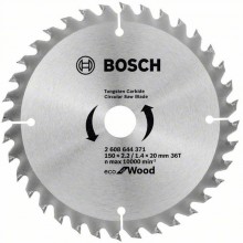 BOSCH Pílový kotúč Eco for Wood, 150x1,4 mm 2608644371