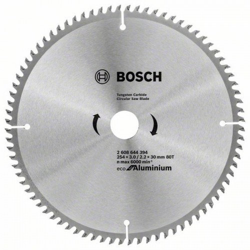 BOSCH Pílový kotúč Eco for Aluminium, 254x2,2 mm 2608644394