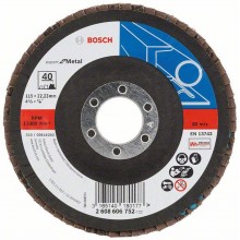 BOSCH Expert for Metal Lamelový brúsny kotúč X551, 115x22,23mm, 80, 2608606754