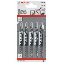 BOSCH Pílové listy do priamočiarej píly T 144 D, 100 mm, 5 ks 2608630040