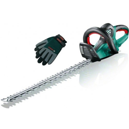 BOSCH AHS 65-34 elektrické nožnice na živé ploty + BOSCH pracovné rukavice XL 0.600.847.J0