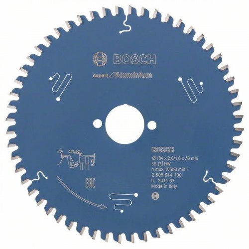 BOSCH Pílový kotúč Expert for Aluminium, 184x2,6/1,6 mm 2608644100 BOSCH Pílový kotúč Expert for Aluminium, 184x2,6/1,6 mm 2608644100