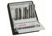 BOSCH 10dílná sada pílových listov Robust Line Metal Expert, so stopkou T, 2607010541